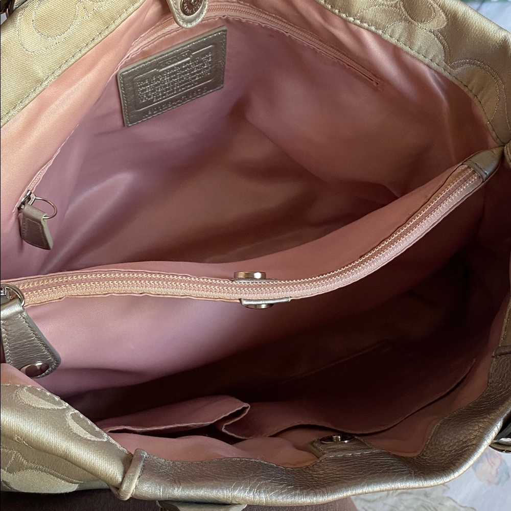 Coach Ashley Butterfly Garden Tote - Picture 8 of 10